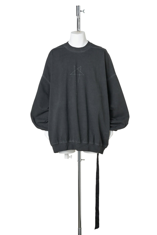 HUN CREWNECK / 13918:FADED BLACK/SILVER
