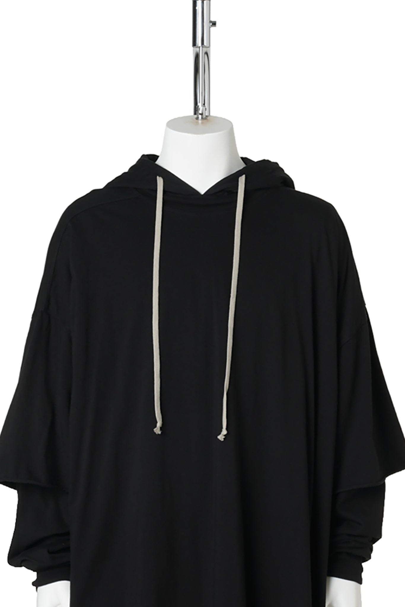 KNIT T-SHIRT - TOMMY HUSTLER HOODIE / 09:BLACK