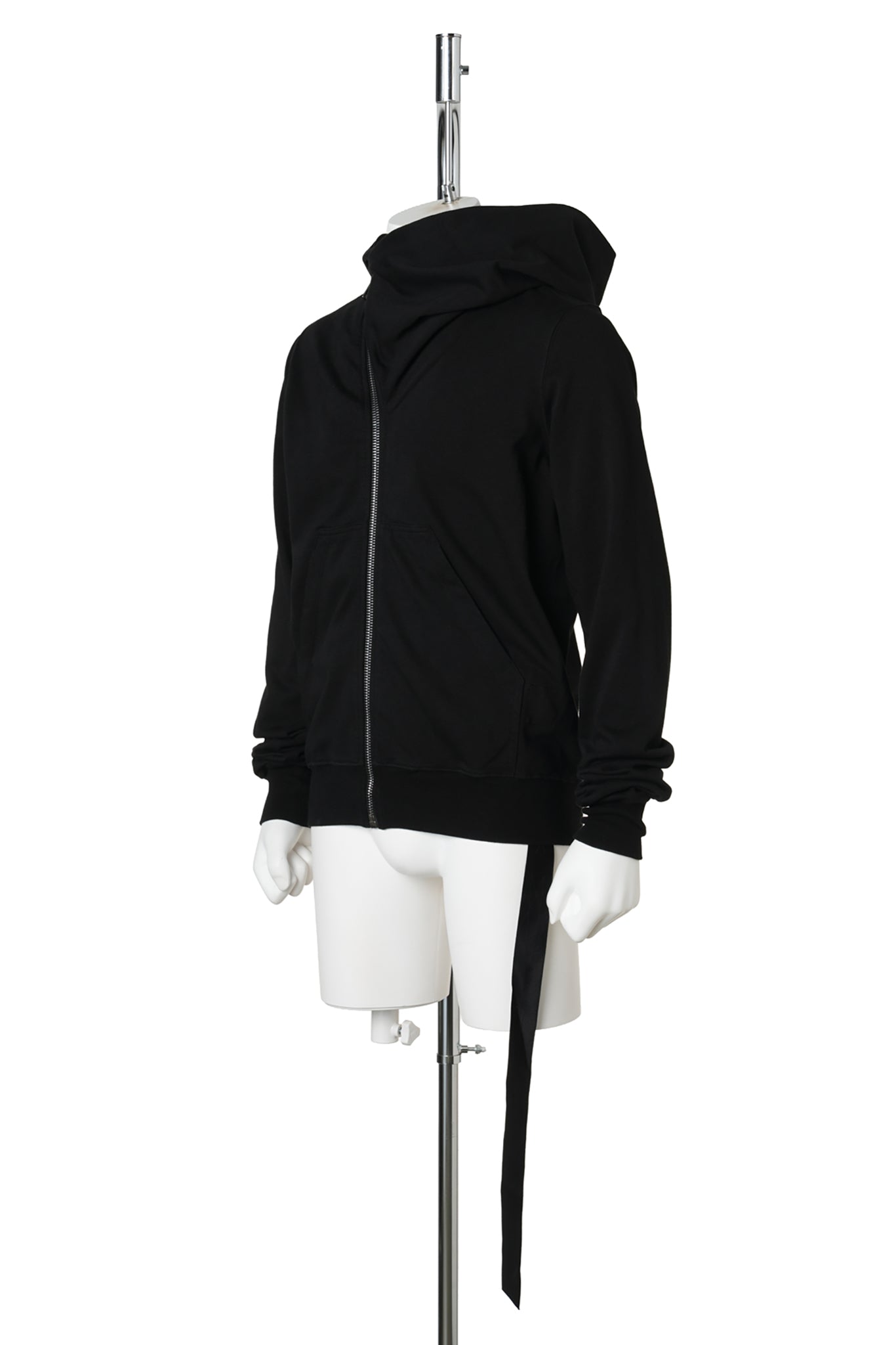 KNIT T-SHIRT - MOUNTAIN HOODIE / 09:BLACK