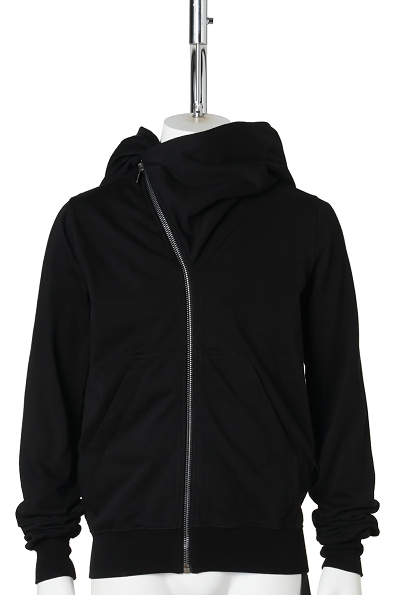 KNIT T-SHIRT - MOUNTAIN HOODIE / 09:BLACK