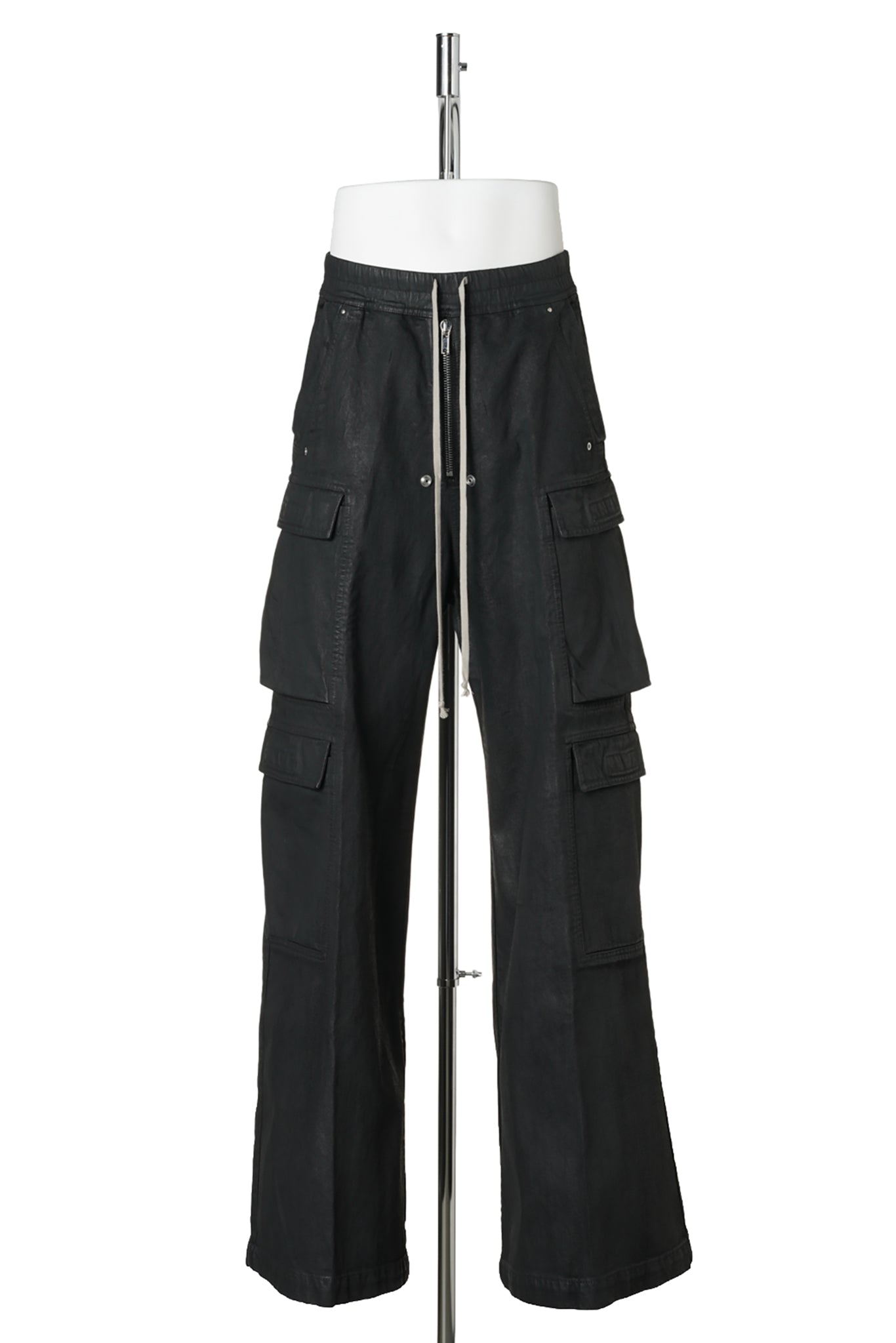 DENIM PANTS - DOUBLE CARGO JUMBO BELAS / 99X:BLACK WAX