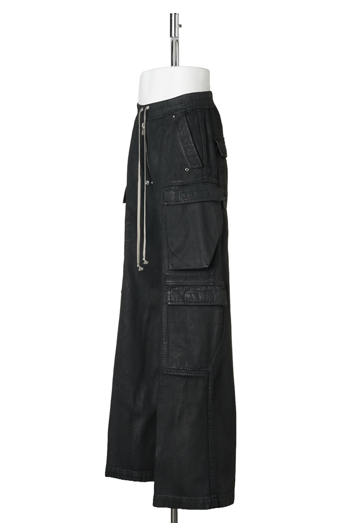 DENIM PANTS - DOUBLE CARGO JUMBO BELAS / 99X:BLACK WAX