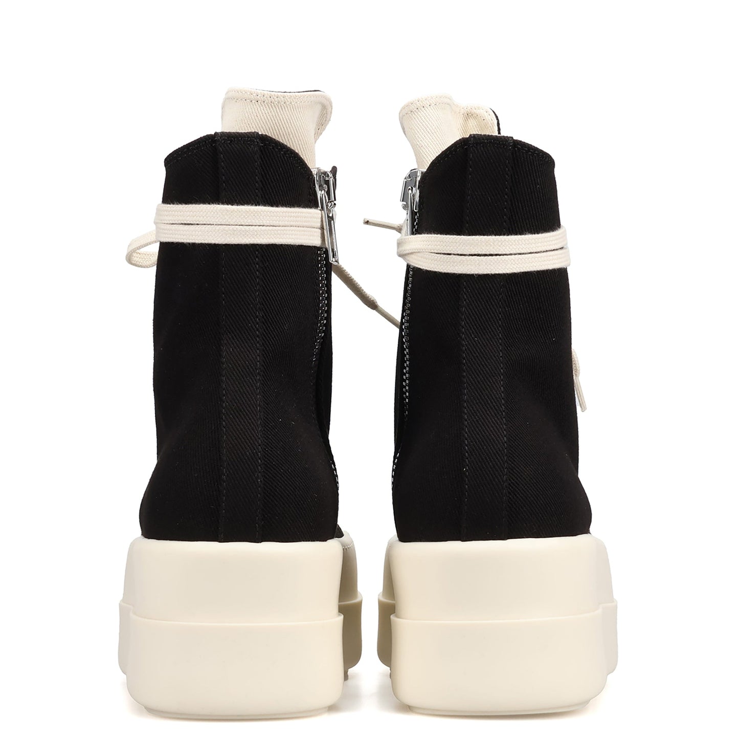 DENIM SHOES - MEGA BUMPER SNEAKS / 911:BLACK/MILK/MILK