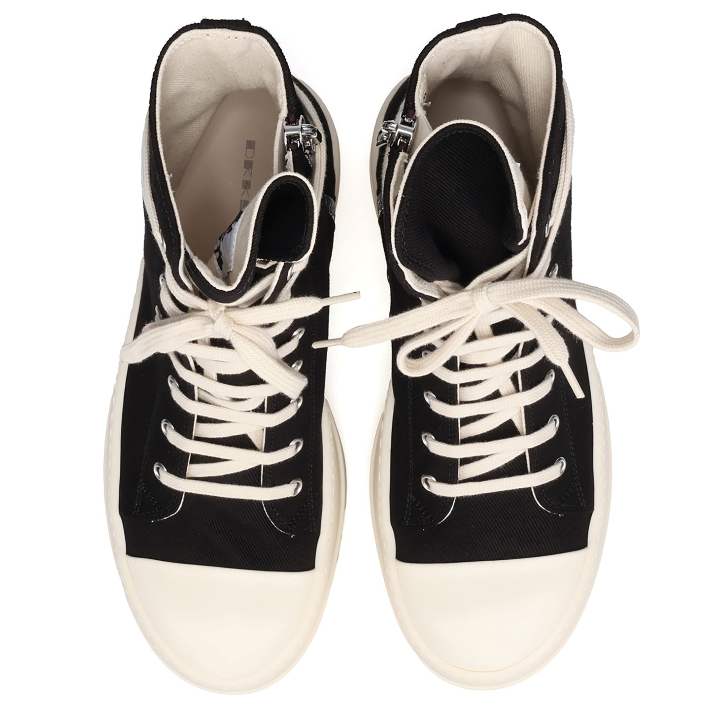 DENIM SHOES - MEGA BUMPER SNEAKS / 911:BLACK/MILK/MILK