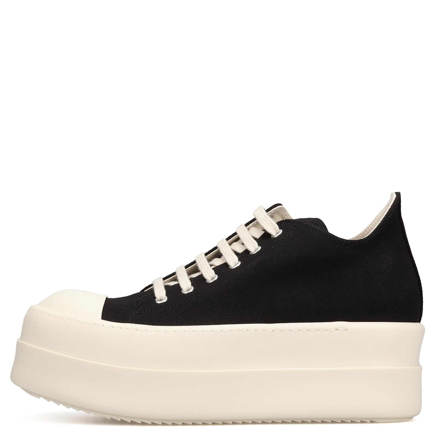DENIM SHOES - MEGA BUMPER LOW SNEAKS / 911:BLACK/MILK/MILK
