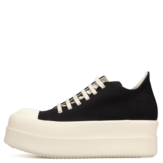 DENIM SHOES - MEGA BUMPER LOW SNEAKS / 911:BLACK/MILK/MILK