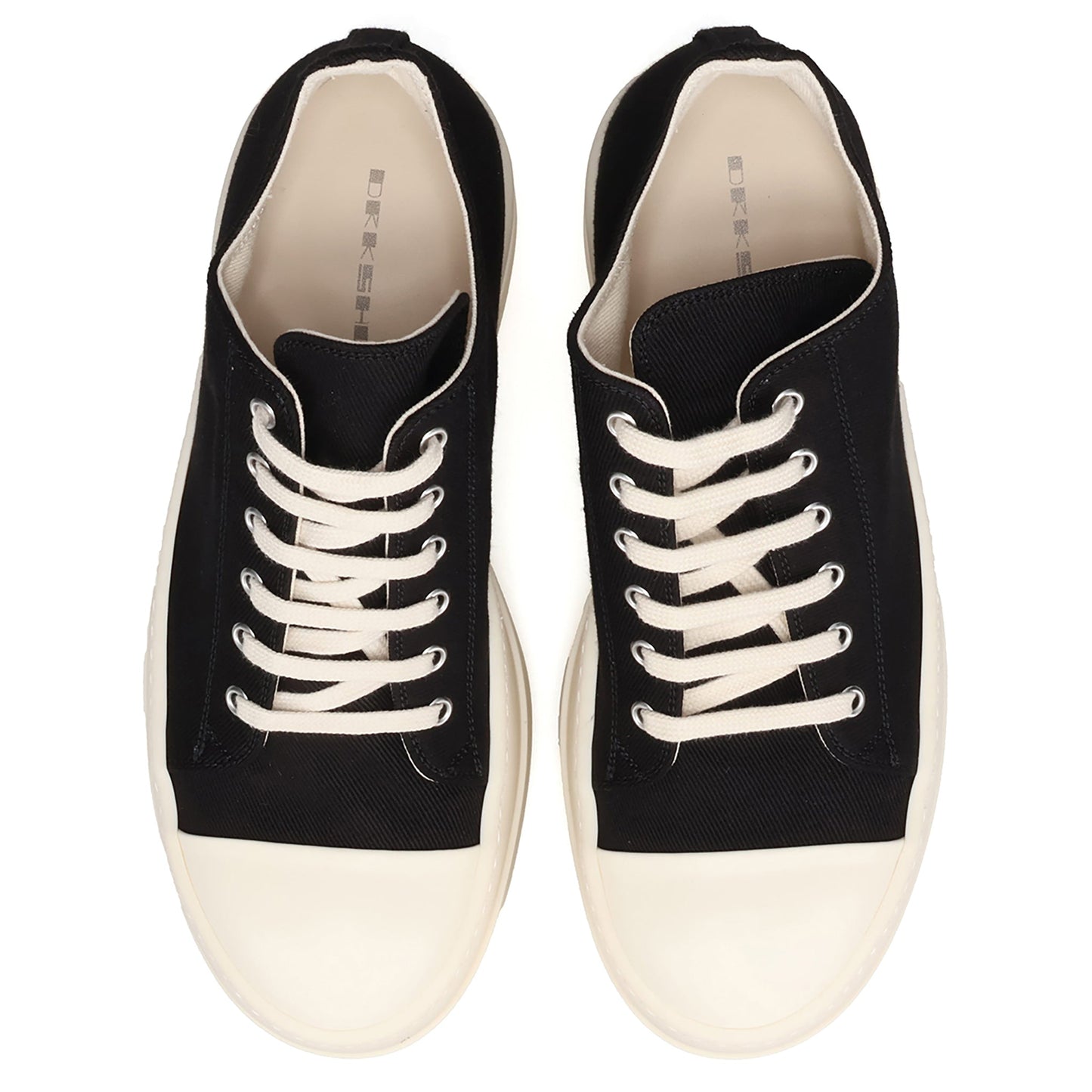 DENIM SHOES - MEGA BUMPER LOW SNEAKS / 911:BLACK/MILK/MILK