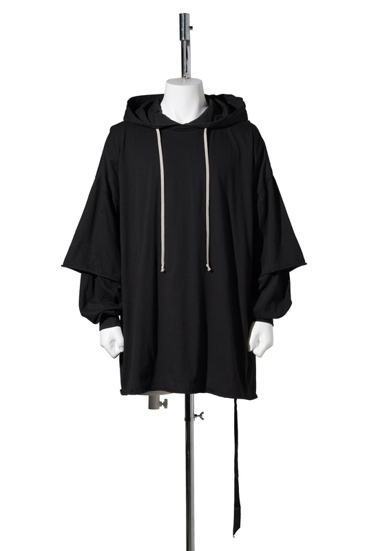 TOMMY HUSTLER HOODIE / 09:BLACK