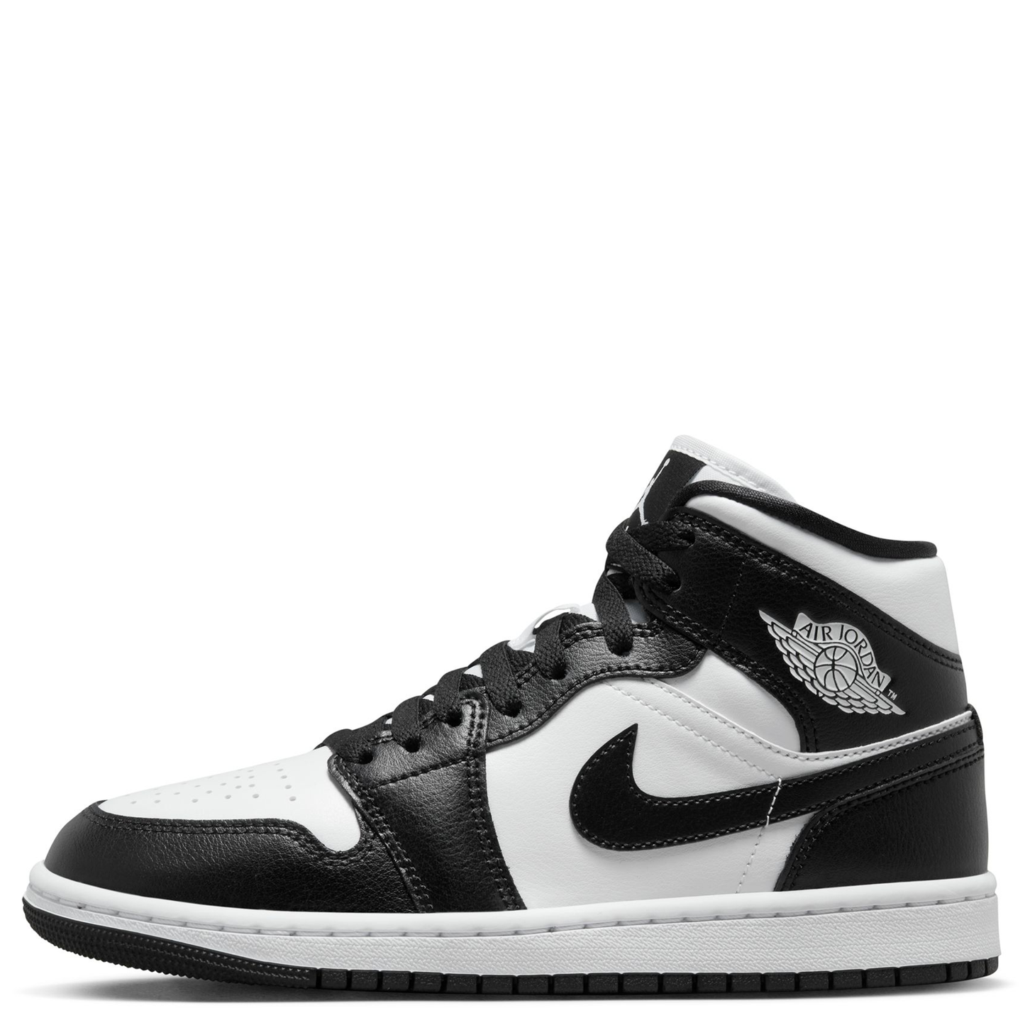 WMNS AIR JORDAN 1 MID / 101:WHITE/BLACK-WHITE