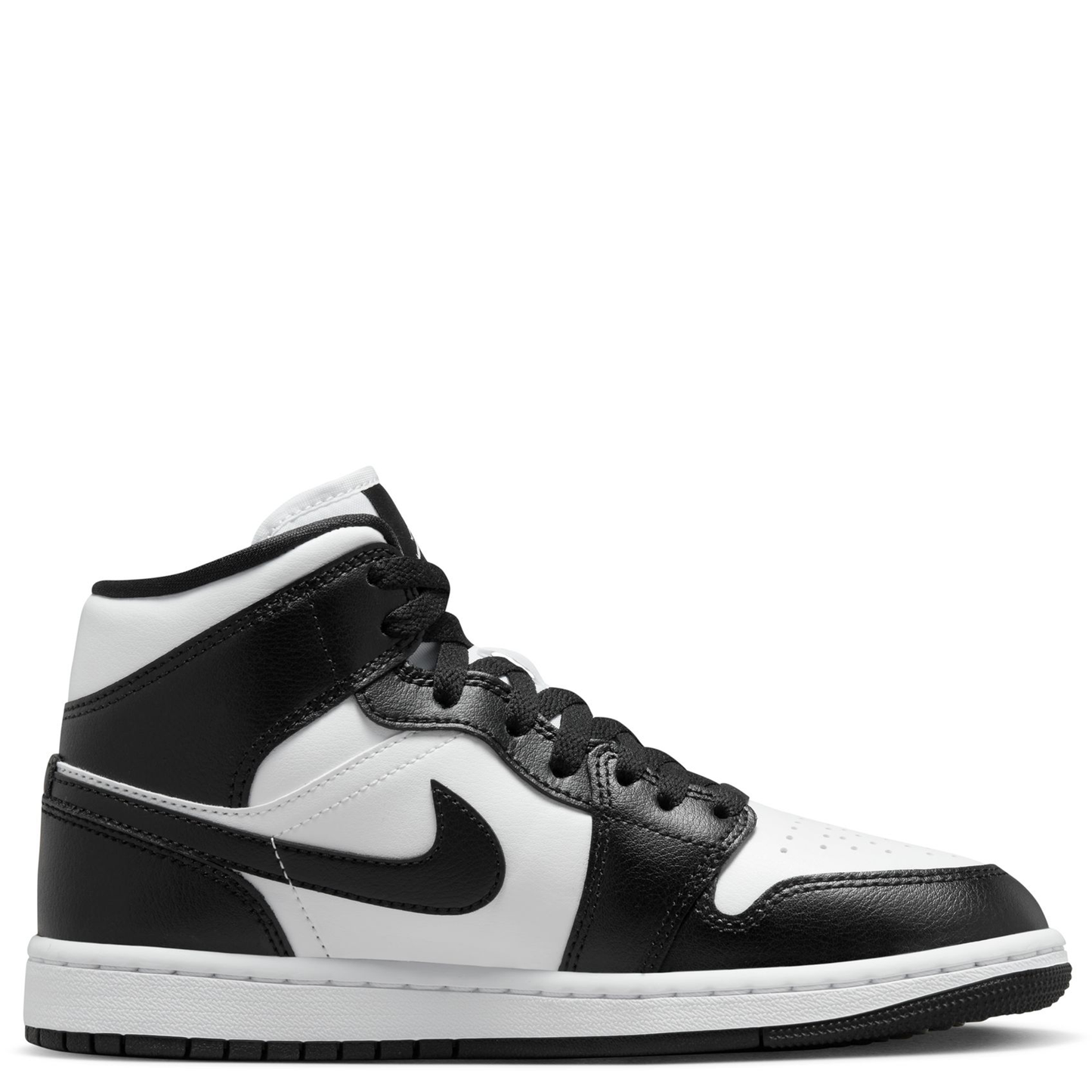 WMNS AIR JORDAN 1 MID / 101:WHITE/BLACK-WHITE