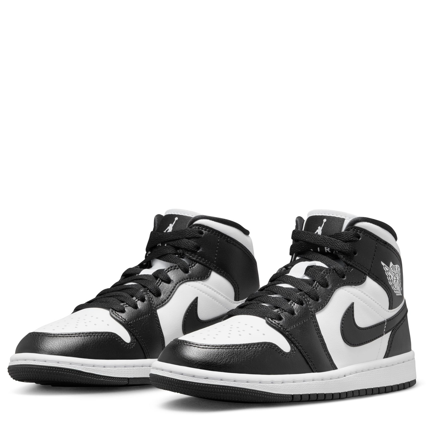 WMNS AIR JORDAN 1 MID / 101:WHITE/BLACK-WHITE