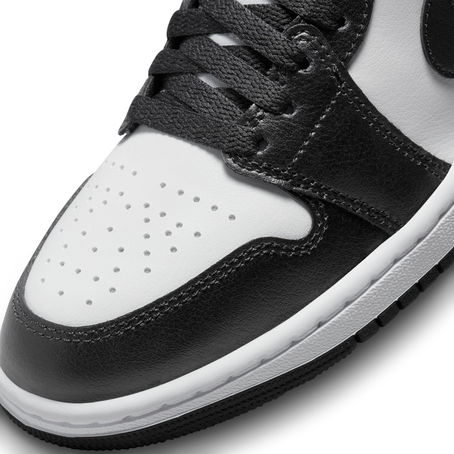 WMNS AIR JORDAN 1 MID / 101:WHITE/BLACK-WHITE