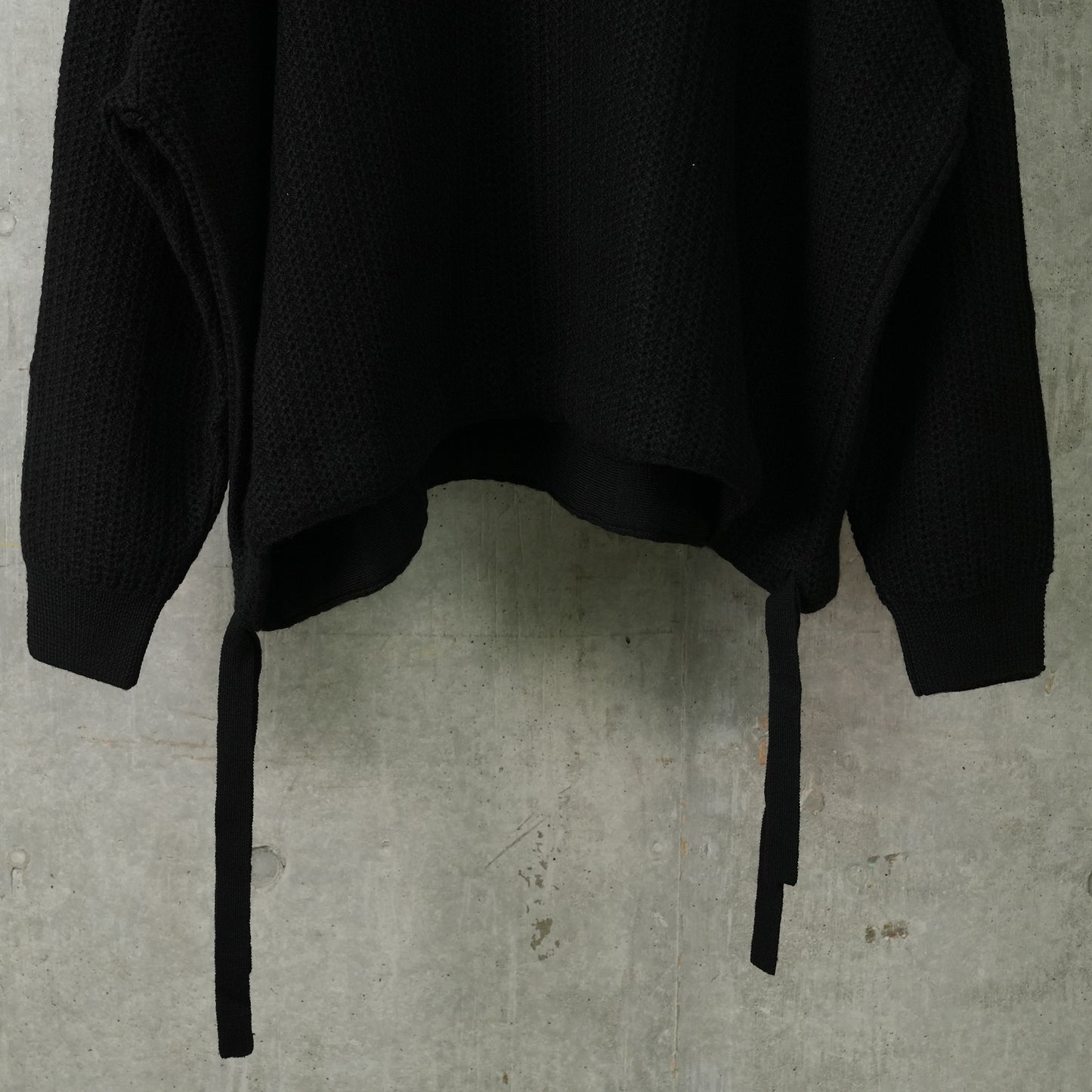 FMNS KNIT CREW / BLACK