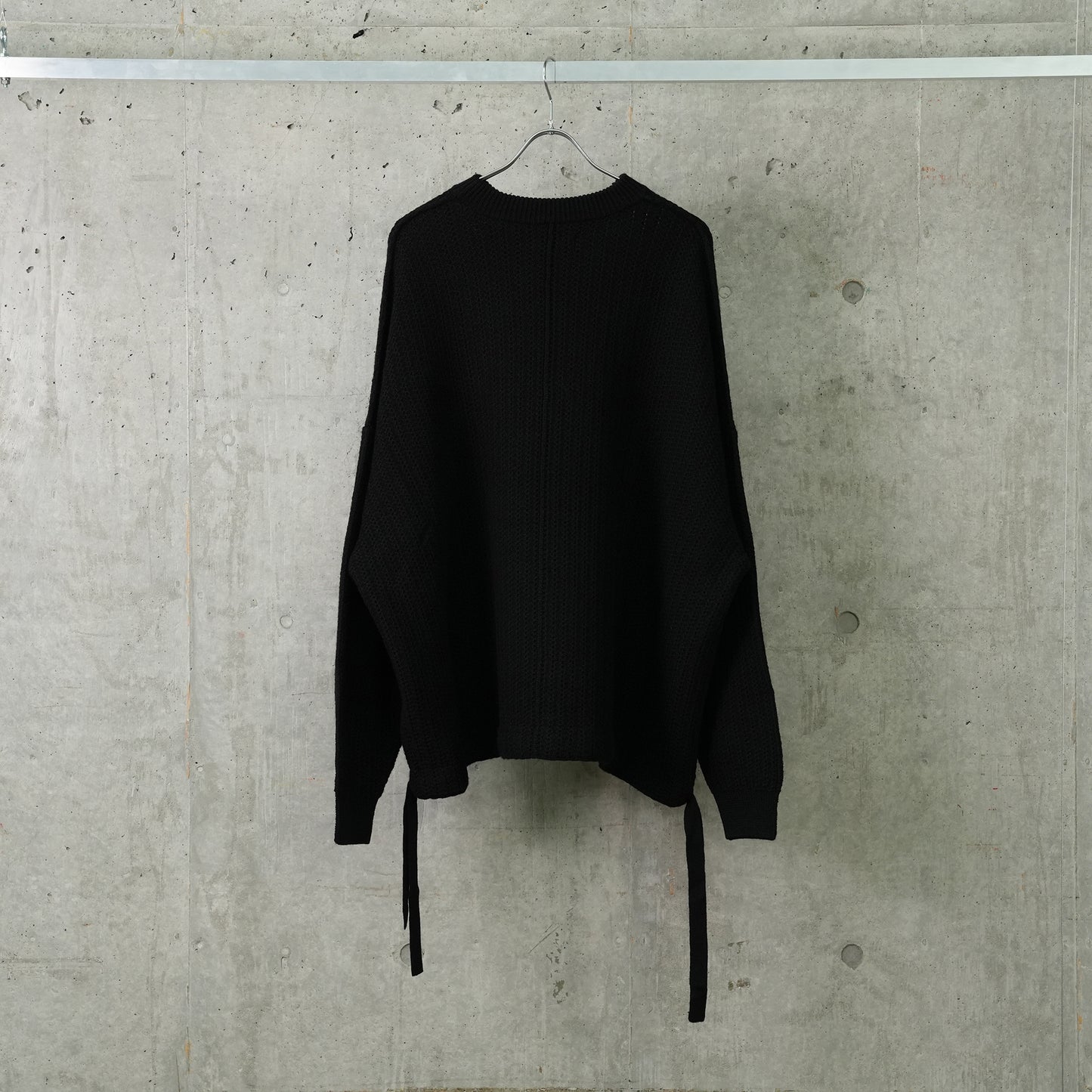 FMNS KNIT CREW / BLACK