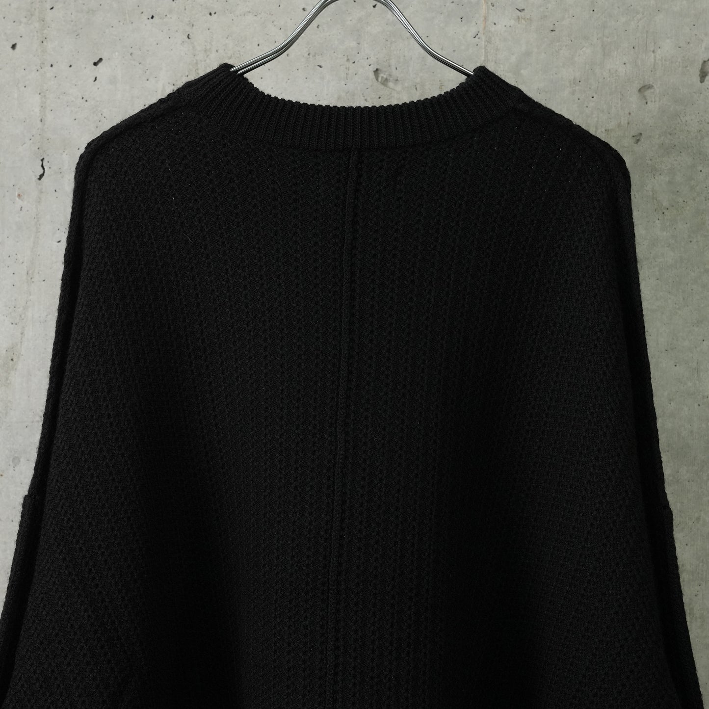 FMNS KNIT CREW / BLACK