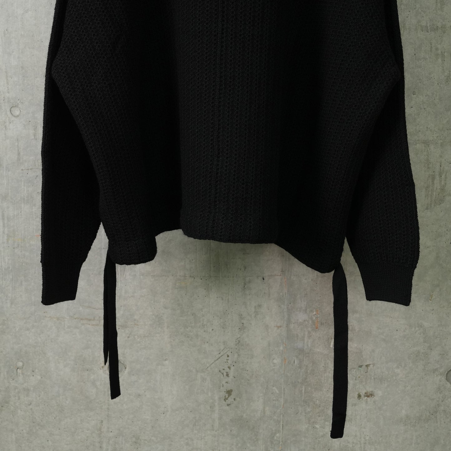 FMNS KNIT CREW / BLACK