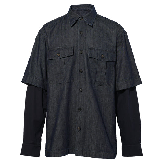 CASSEN DEN 2382 M.W.SHIRT I / 507:INDIGO