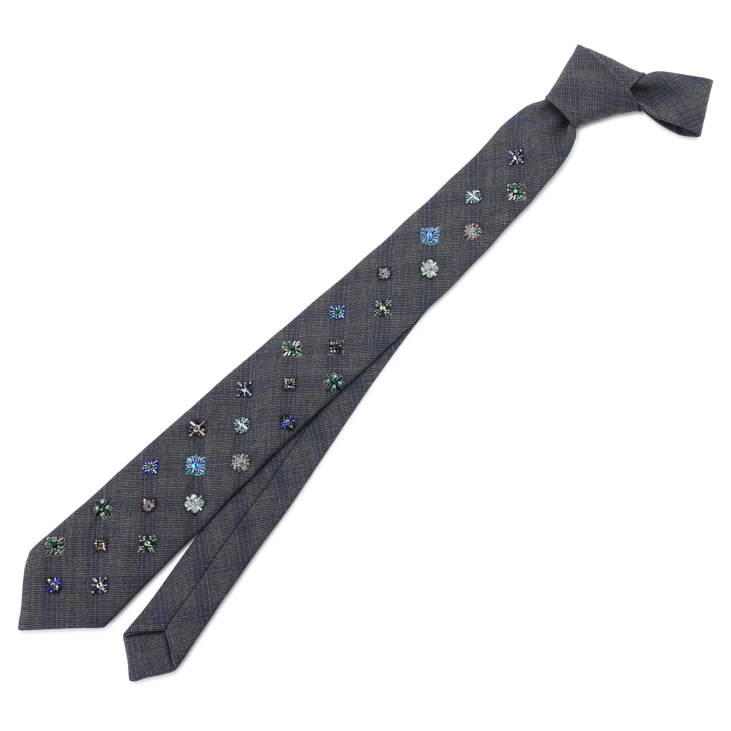 GILLIAN EMB 4264 M.W. TIE NAV / 509:NAVY