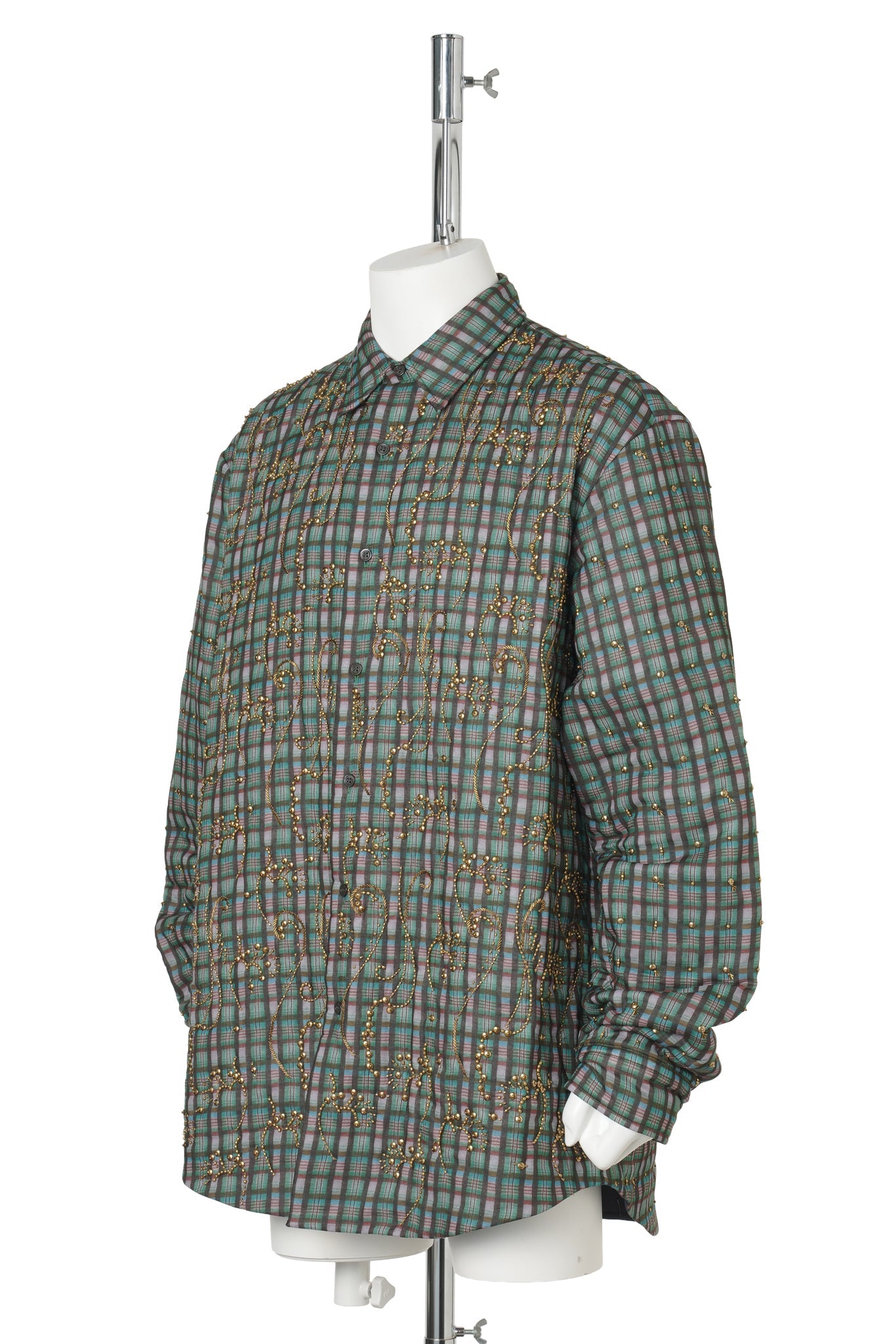 CAPERSON EMB 4109 M.W.SHIRT PET / 508:PETROL