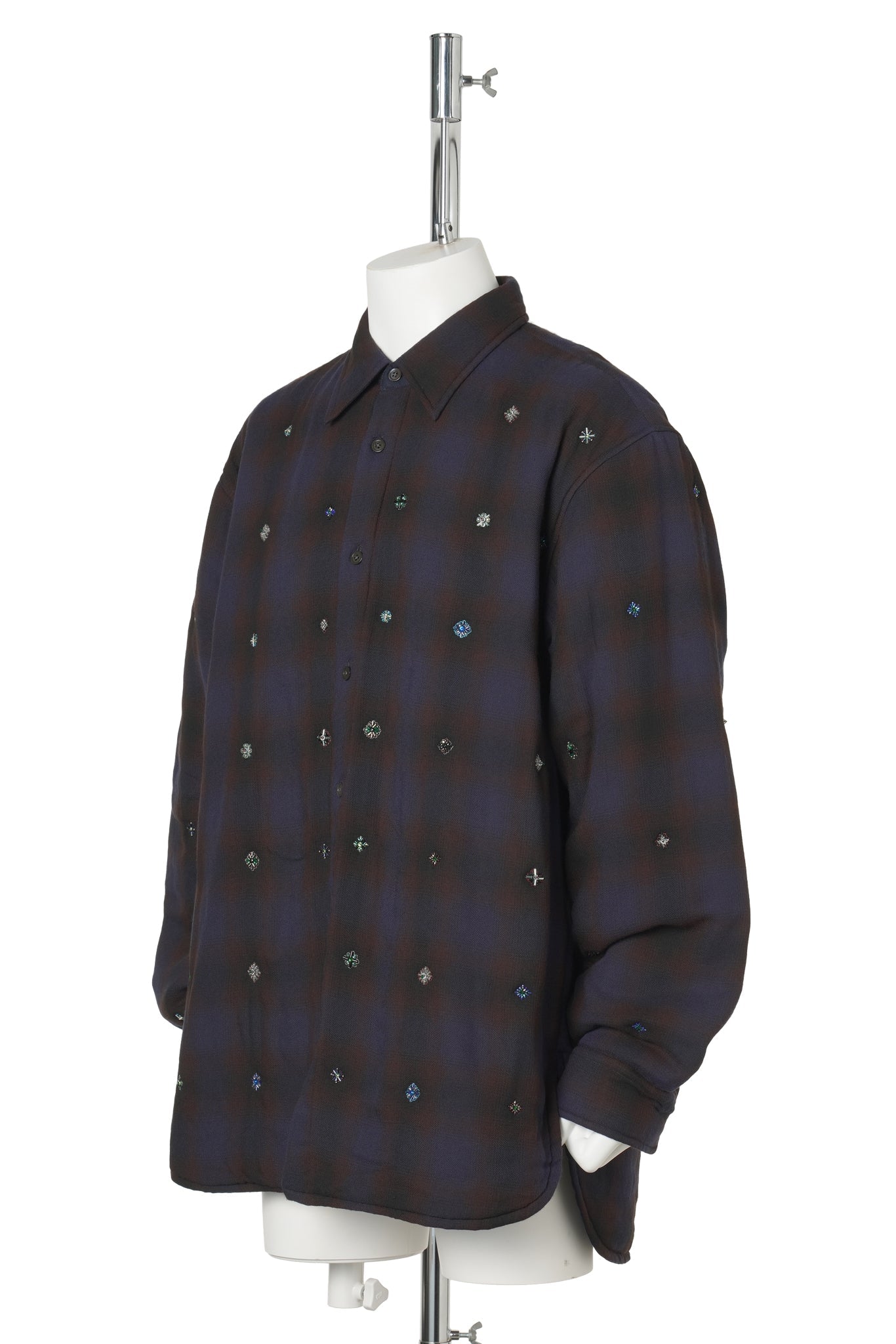 CROOMSY EMB 4133 M.W. SHIRT / 703:BROWN