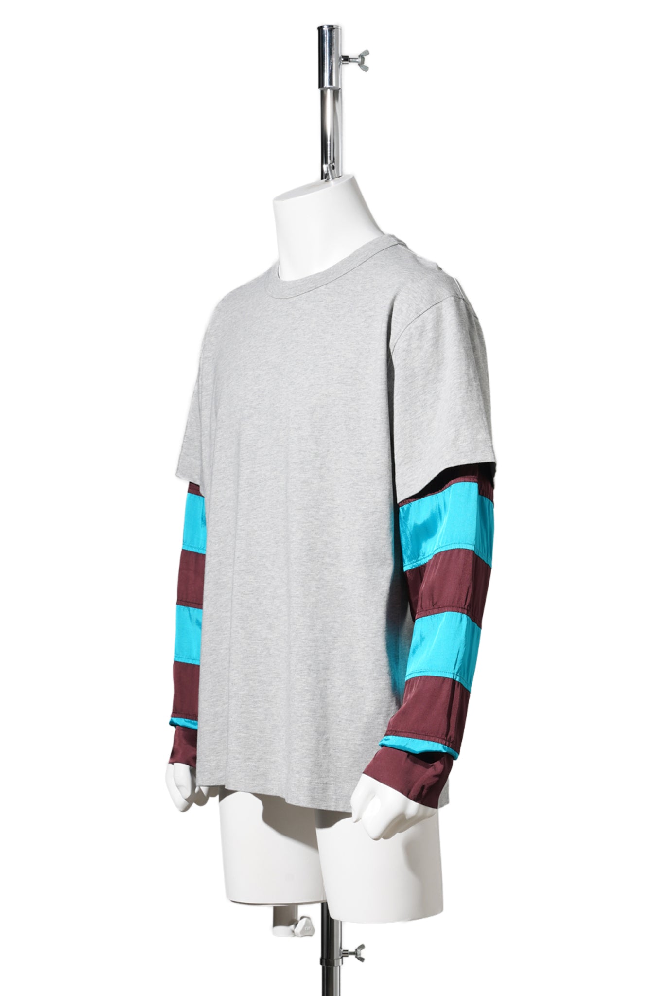 HEEDAR 3603 MK.LS.T-SHIRT / GREY MELANGE