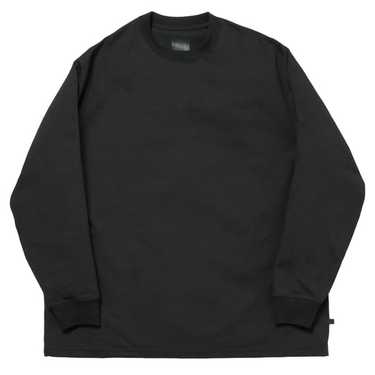 TECH CREW NECK TEE L/S / BLACK