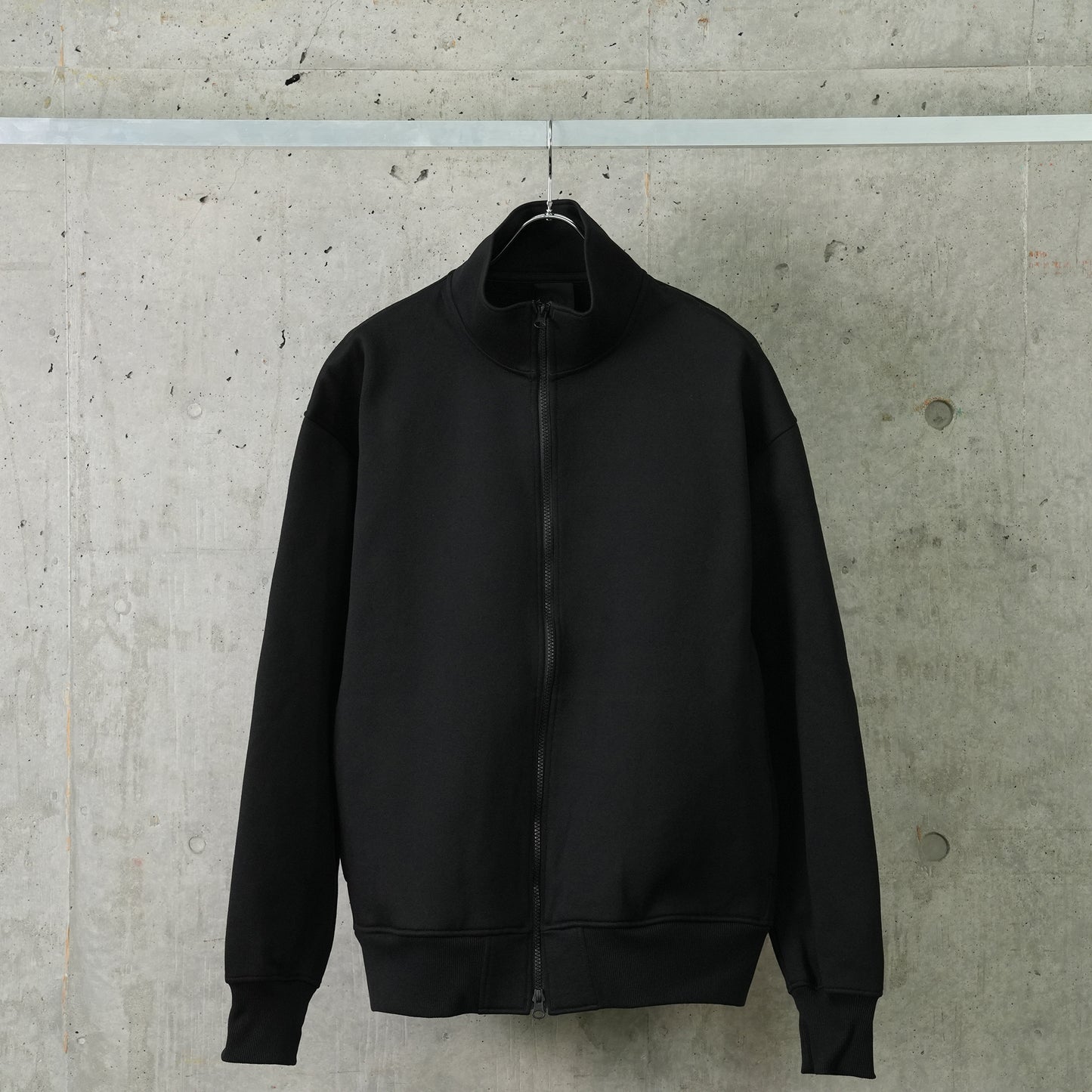 TECH SWEAT STAND ZIP-CARDIGAN / BLACK