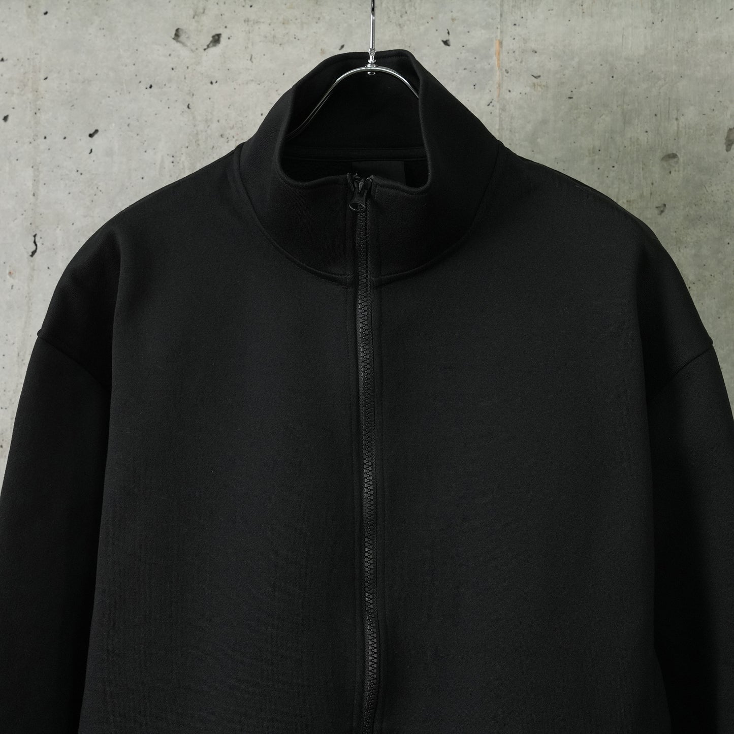 TECH SWEAT STAND ZIP-CARDIGAN / BLACK