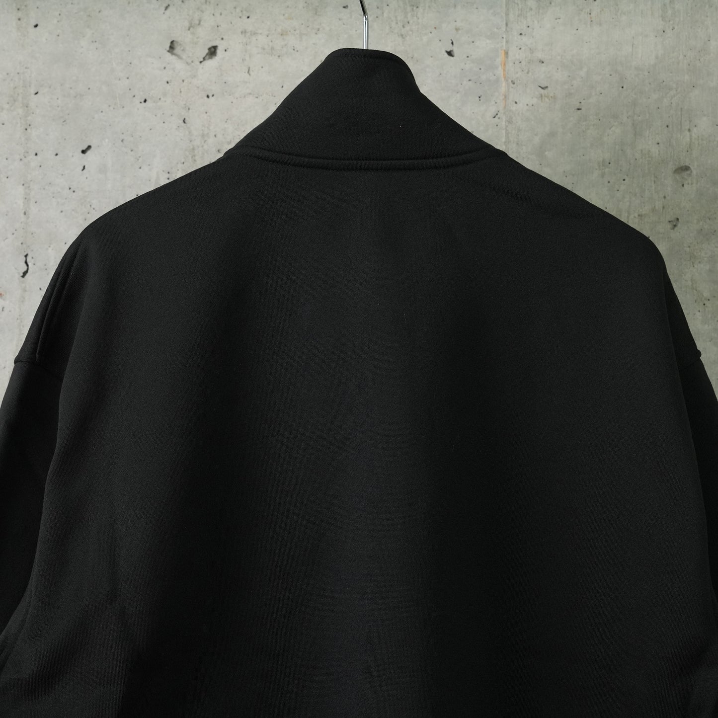 TECH SWEAT STAND ZIP-CARDIGAN / BLACK