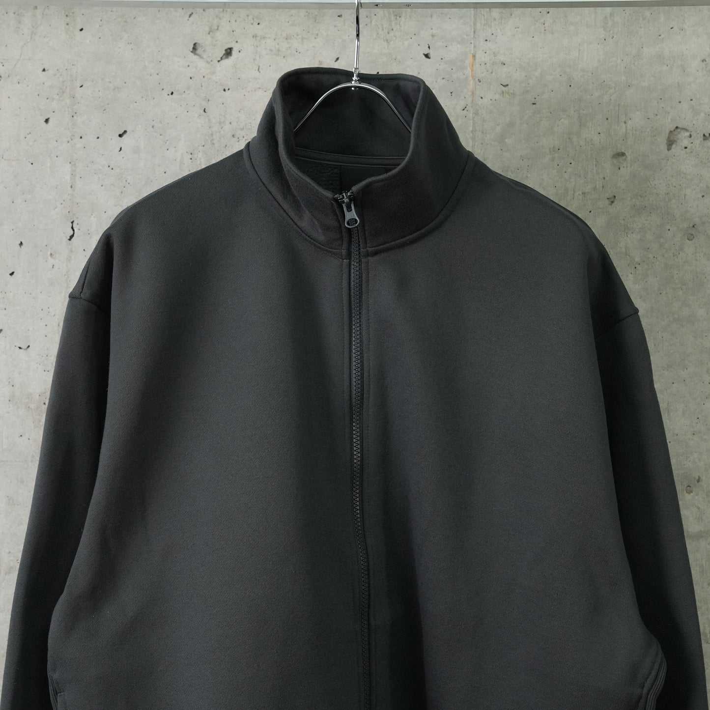 TECH SWEAT STAND ZIP-CARDIGAN / CHARCOAL