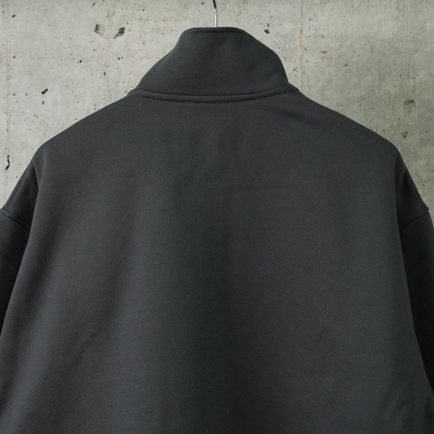 TECH SWEAT STAND ZIP-CARDIGAN / CHARCOAL