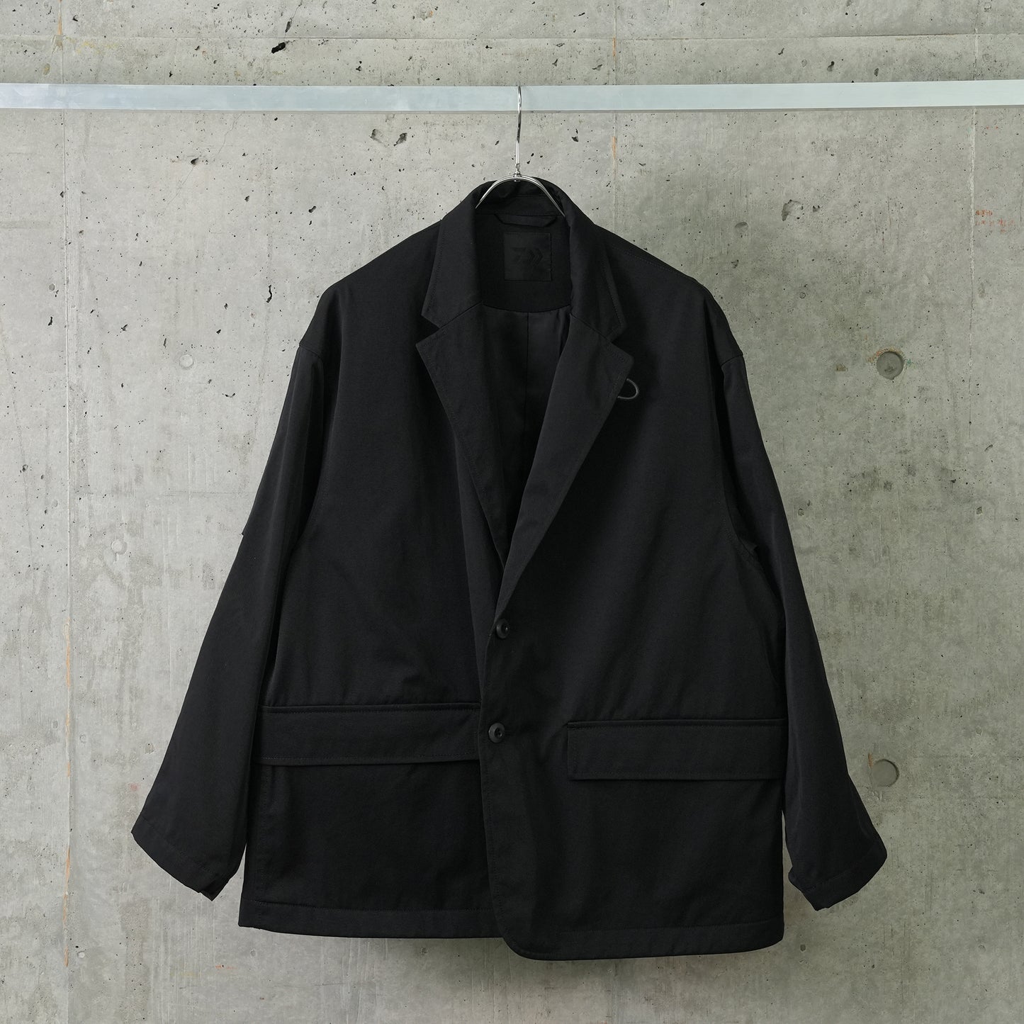 TECH LOOSE 2B JACKET TWILL / BLACK