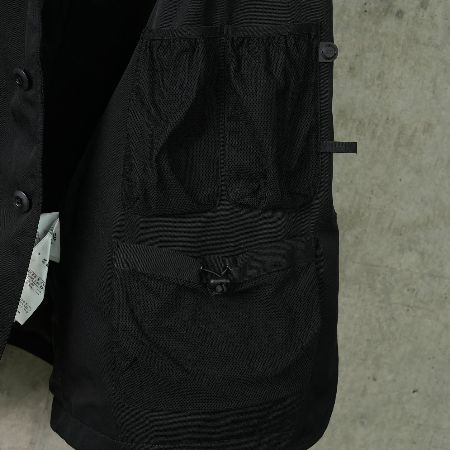 TECH LOOSE 2B JACKET TWILL / BLACK