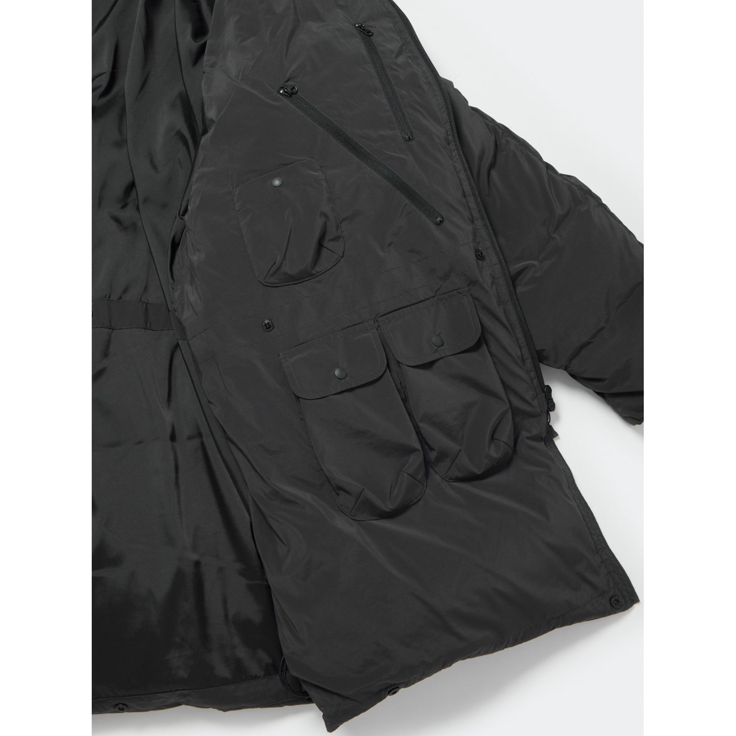 TECH 2WAY CADET DOWN PARKA / BLACK