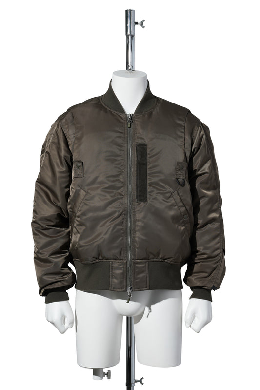 ECH 2WAY MA-1 DOWN JACKET / BROWN KHAKI