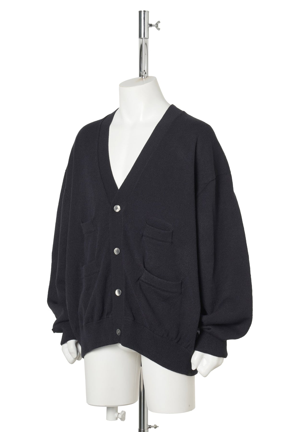 TECH KNIT CARDIGAN BREWED PROTEIN / NAVY