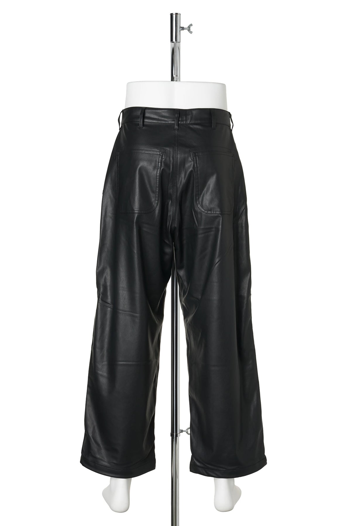 TECH SYNTHETIC SKIN WORK PANTS / BLACK