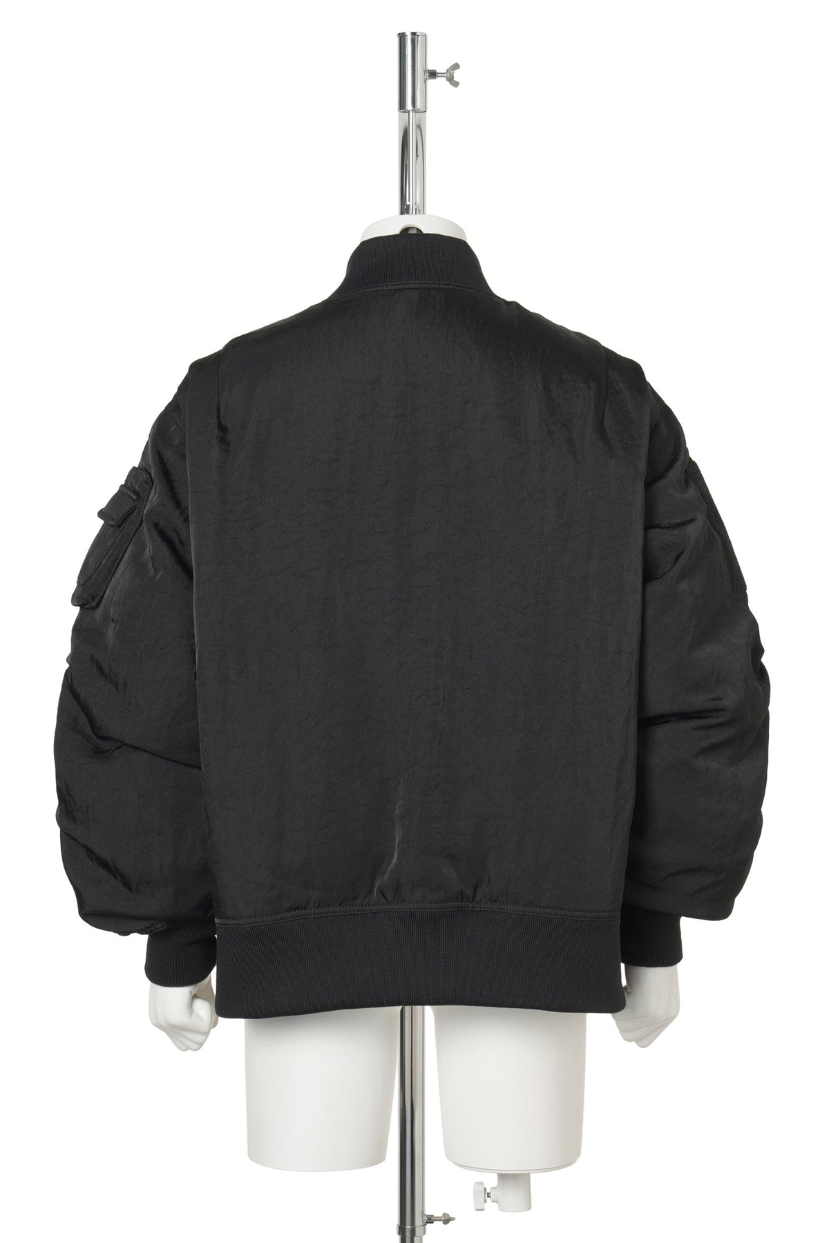 TECH REVERSIBLE MA-1 DOWN JACKET / BLACK x INK BLACK