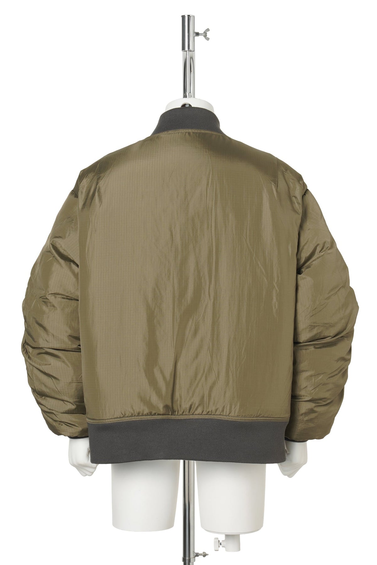 TECH REVERSIBLE MA-1 DOWN JACKET / CHARCOAL x OLIVE