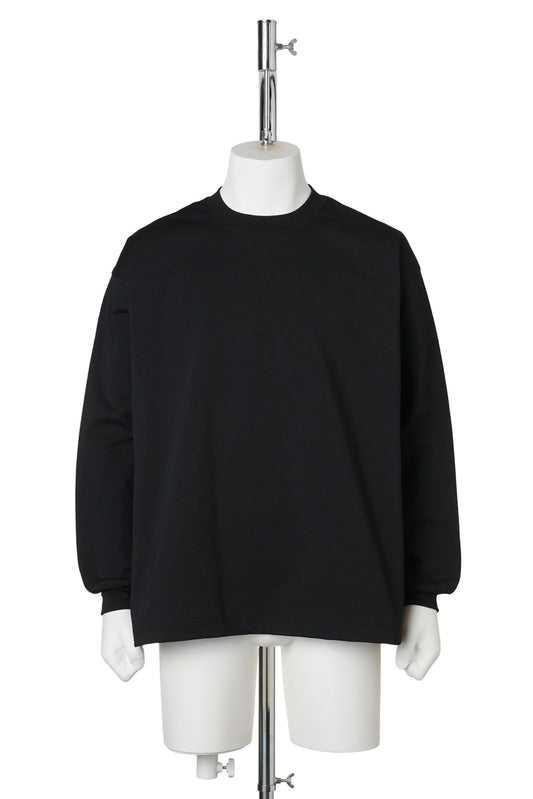 TECH DRAWSTRING TEE L/S / BLACK
