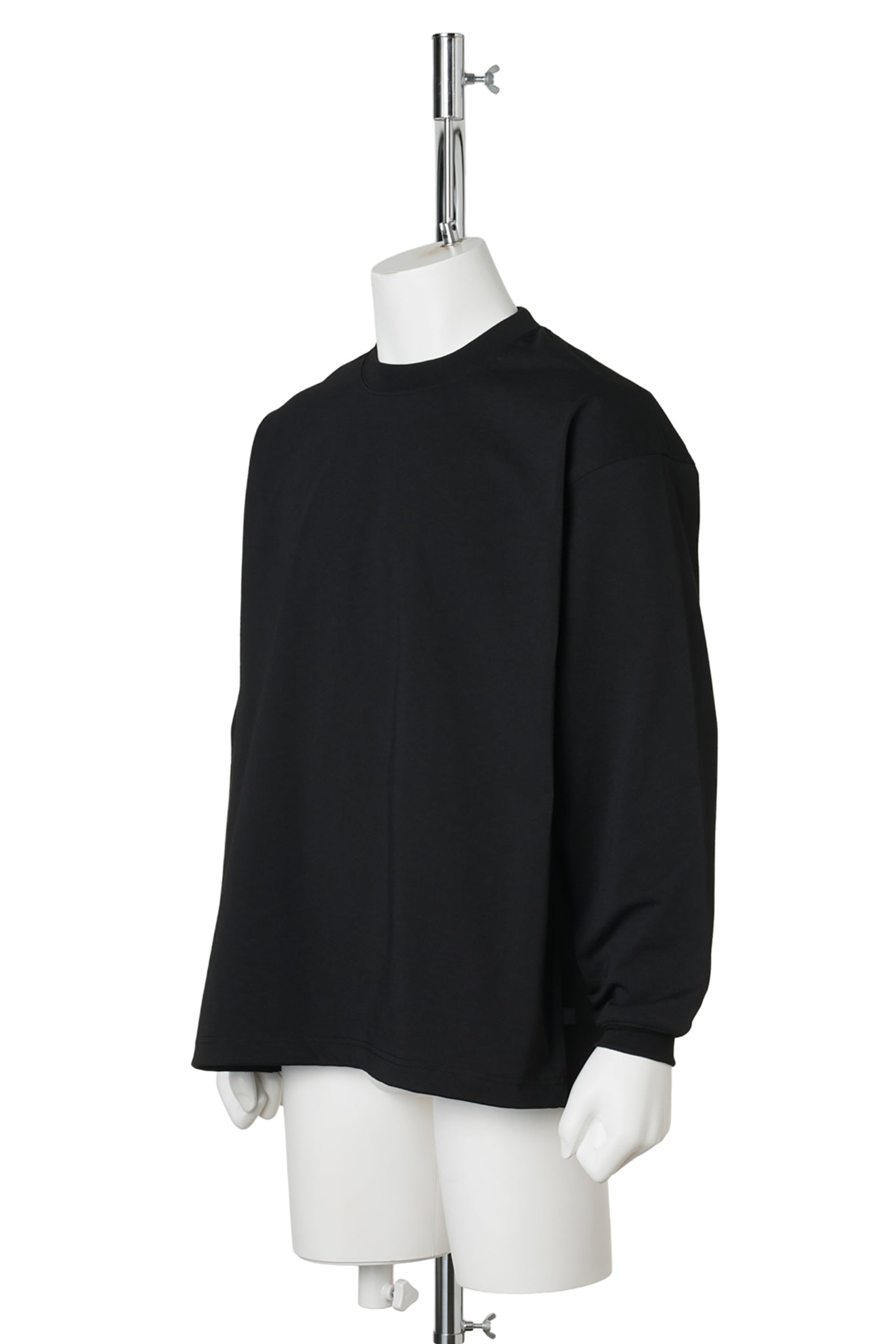 TECH DRAWSTRING TEE L/S / BLACK