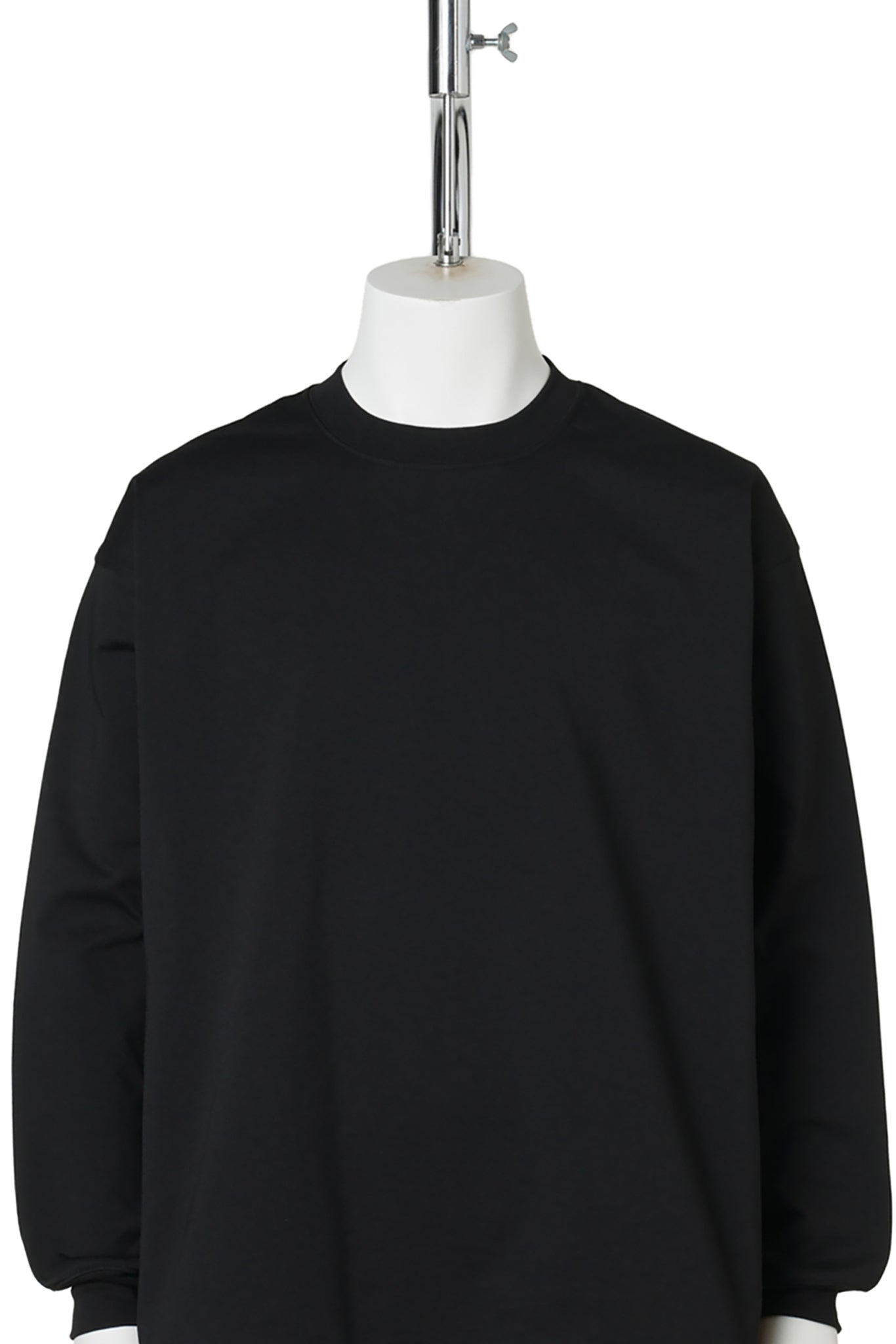 TECH DRAWSTRING TEE L/S / BLACK
