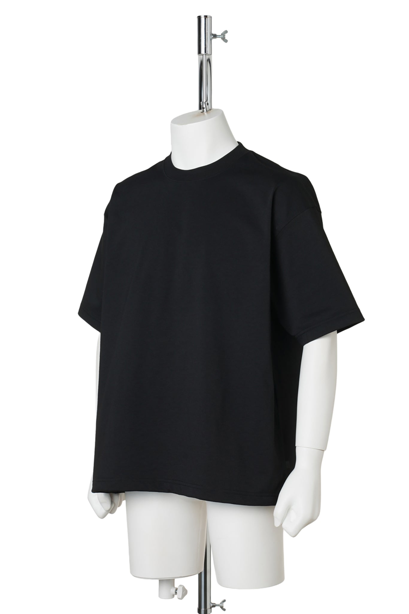 TECH DRAWSTRING TEE S/S / BLACK