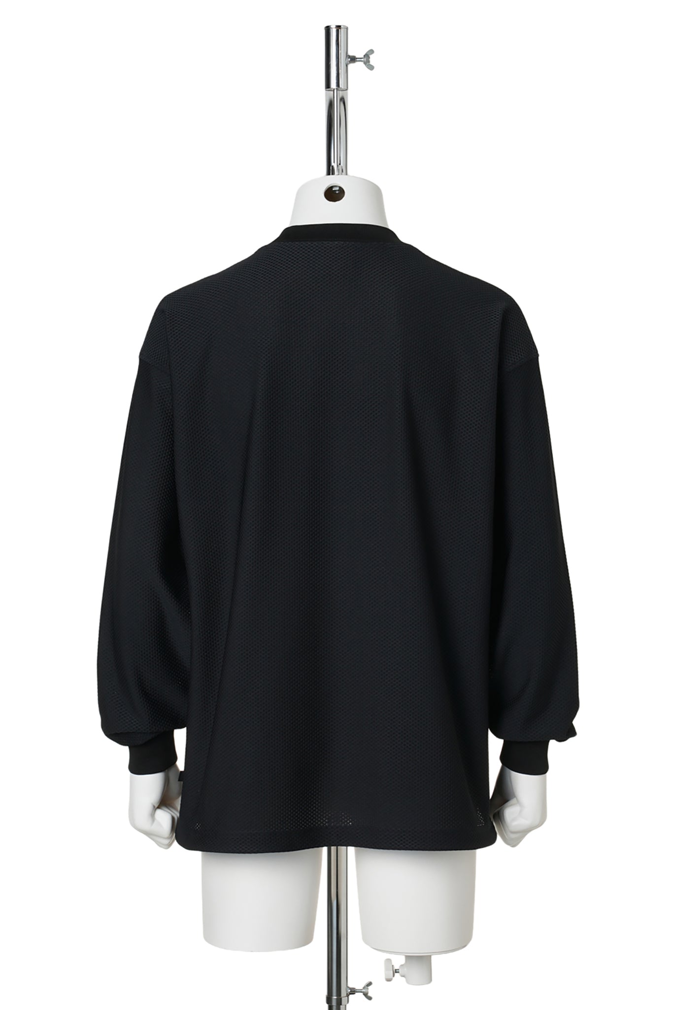 TECH MESH CREW L/S / BLACK