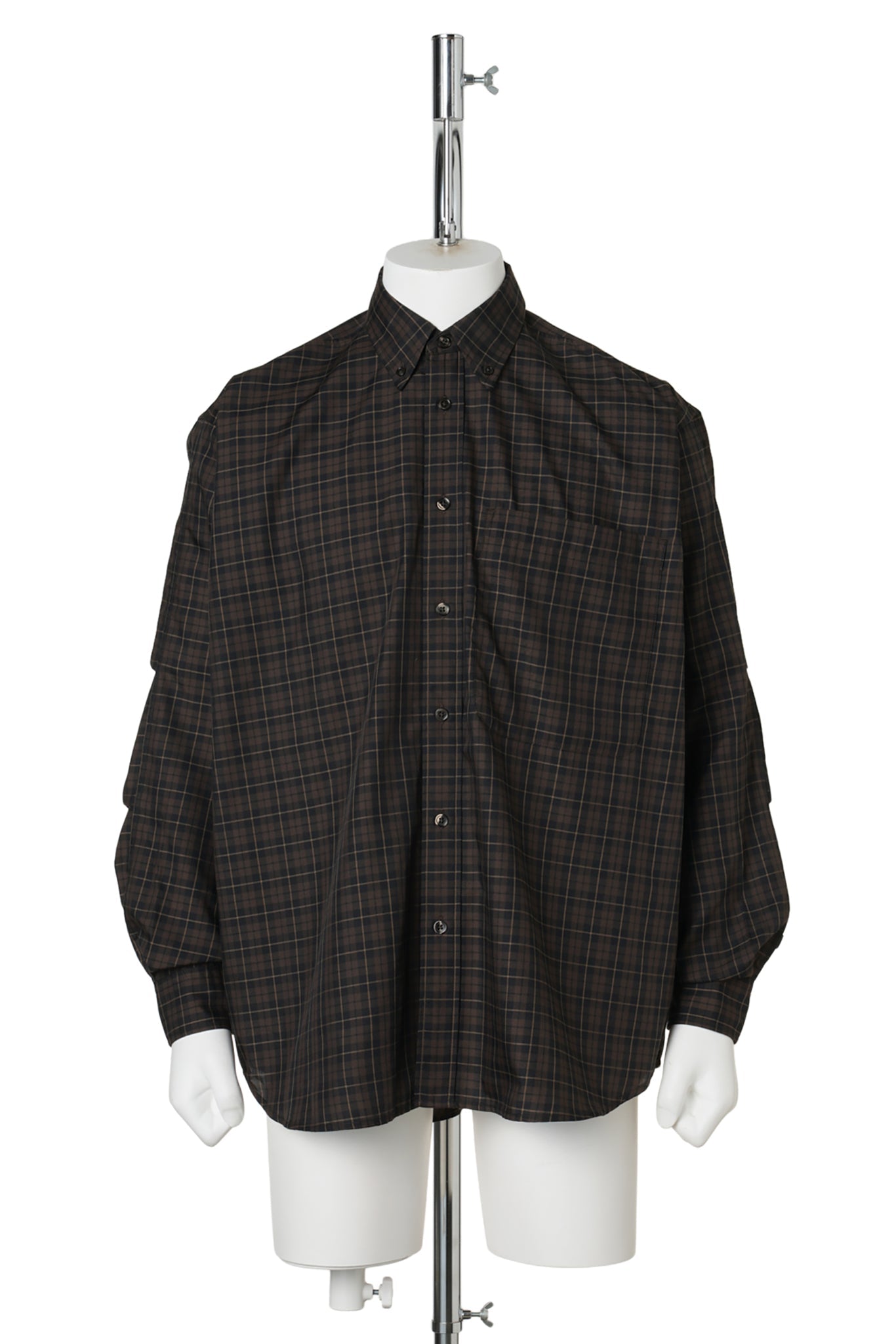 TECH BUTTON DOWN SHIRT L/S PLAIDS / LTBR