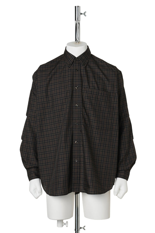 TECH BUTTON DOWN SHIRT L/S PLAIDS / LTBR