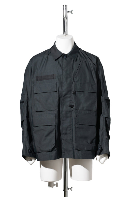 TECH MULTI FISHING POCKET MIL BDU SHIRT L/S / INK BLACK
