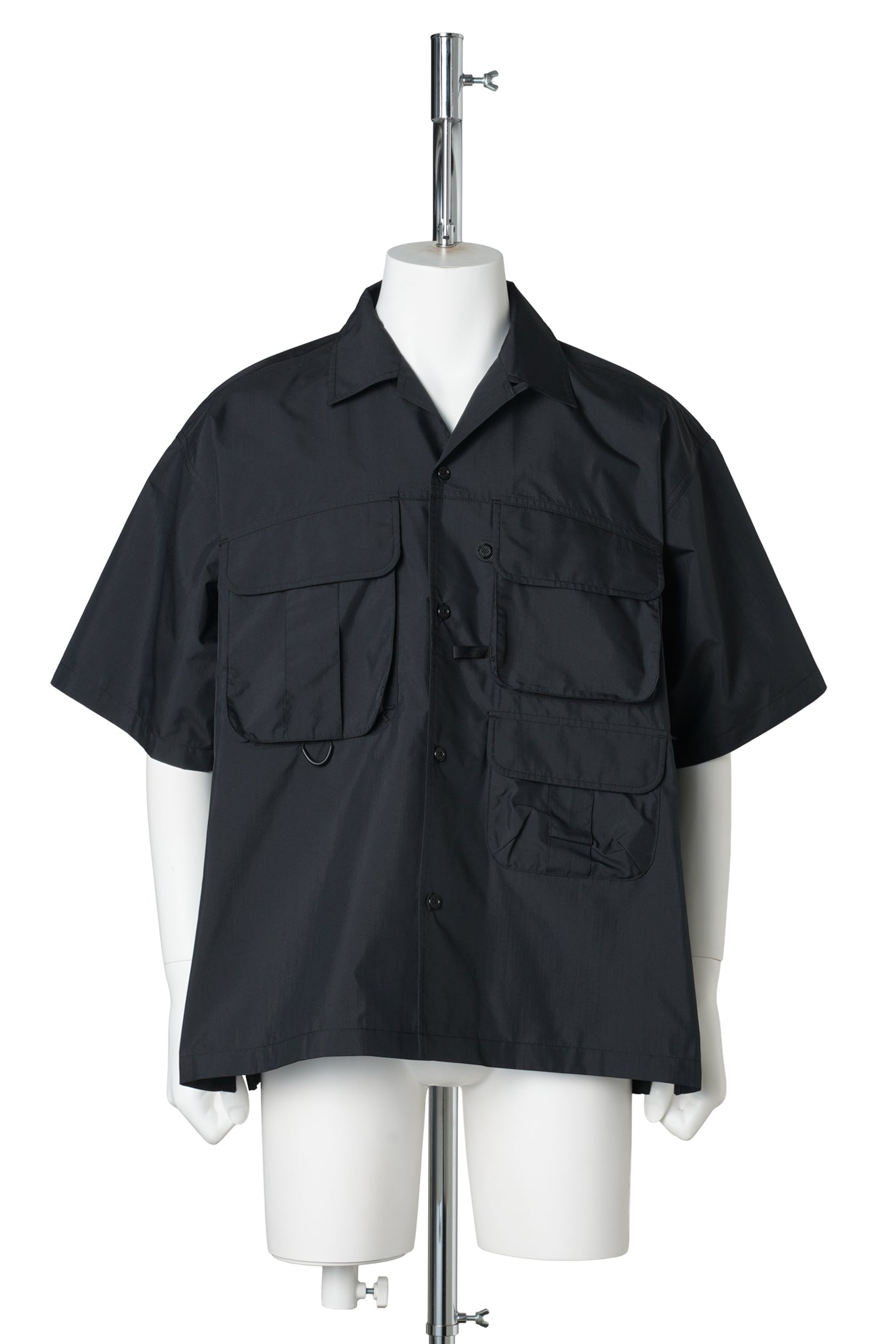 TECH MULTI TOOL POCKET SHIRT S/S SOLID / BLACK