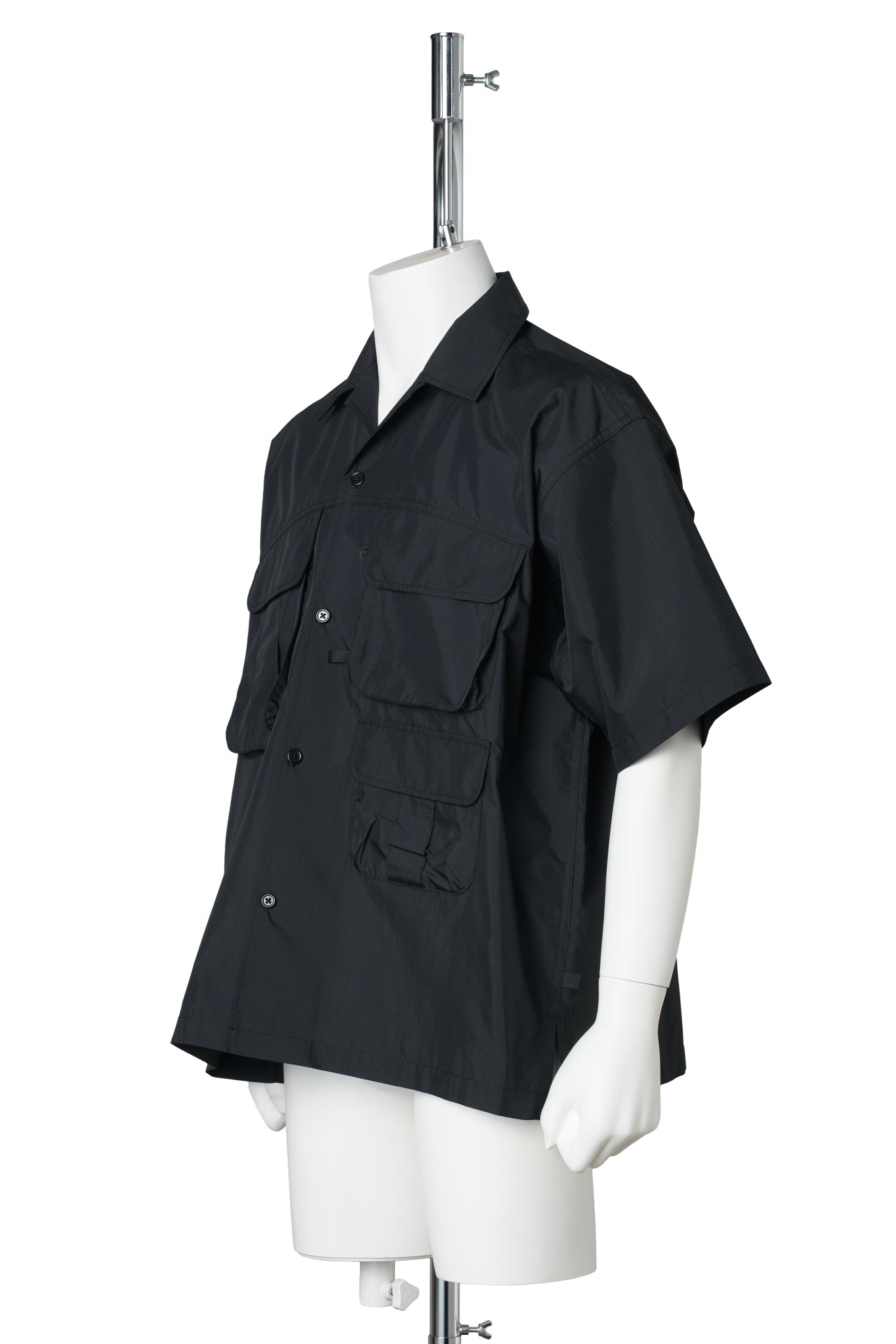 TECH MULTI TOOL POCKET SHIRT S/S SOLID / BLACK