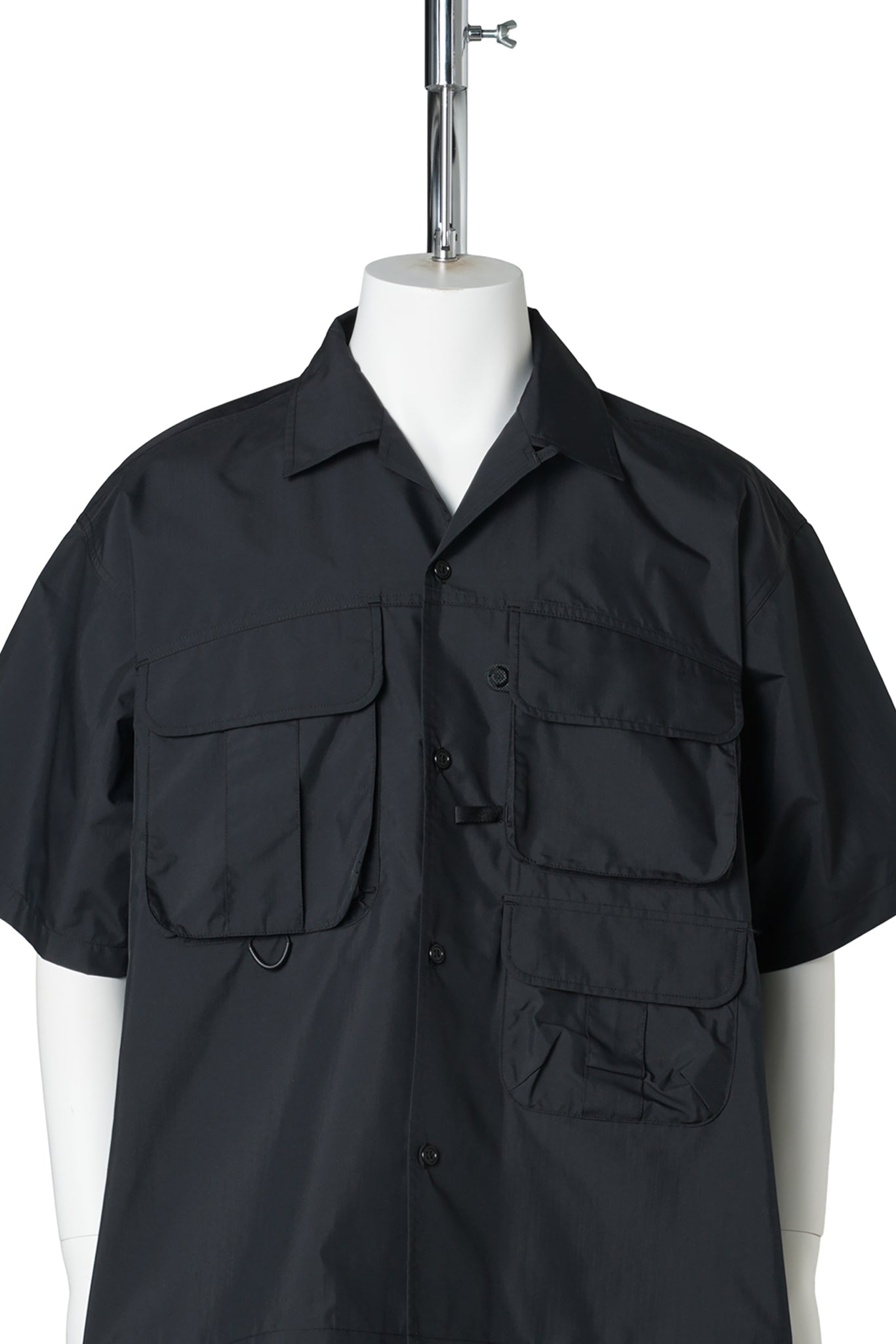 TECH MULTI TOOL POCKET SHIRT S/S SOLID / BLACK